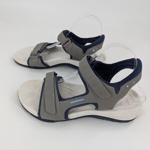 Easy Spirit Outdoor Sport Sandals Athleisure Grey Gorpcore Adjustable Women's 9M